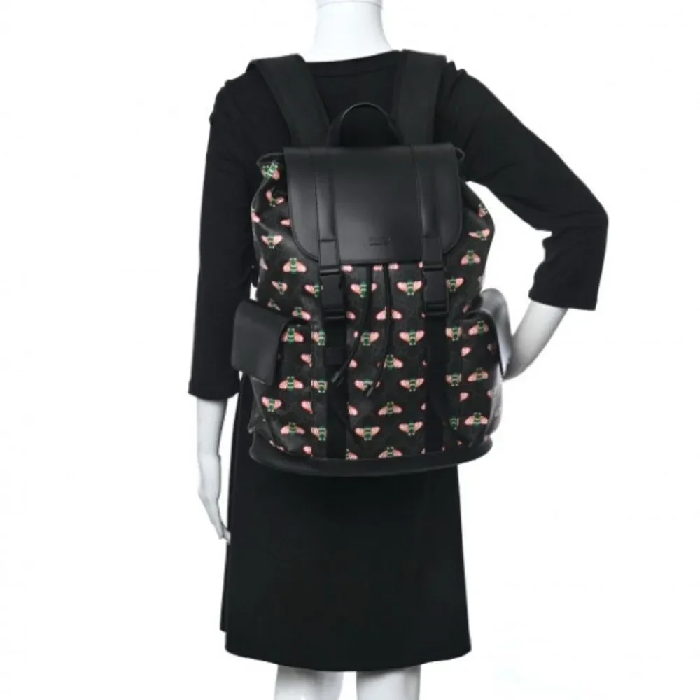 🐝 GUCCI Bestiary GG Supreme Bee Backpack – EUC 🐝